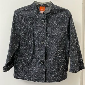 Lightweight embroidered jacket